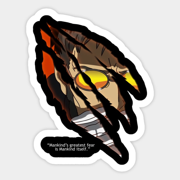 Ikari Gendo Sticker by AlexKramer